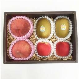 1-4美國水蜜桃+紐西蘭小蘋果+紐西蘭黃金奇異果
