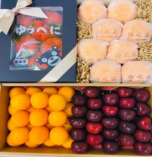 14-7日本草莓+日本蜜柑+日本金桔+紐西蘭櫻桃