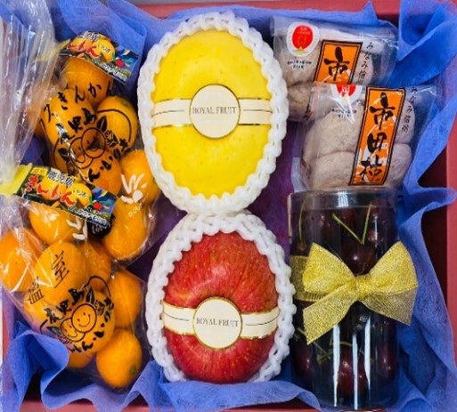 10-3鹿兒島金桔+金星蘋果+青森蜜蘋果+日本市田柿+紐西蘭櫻桃