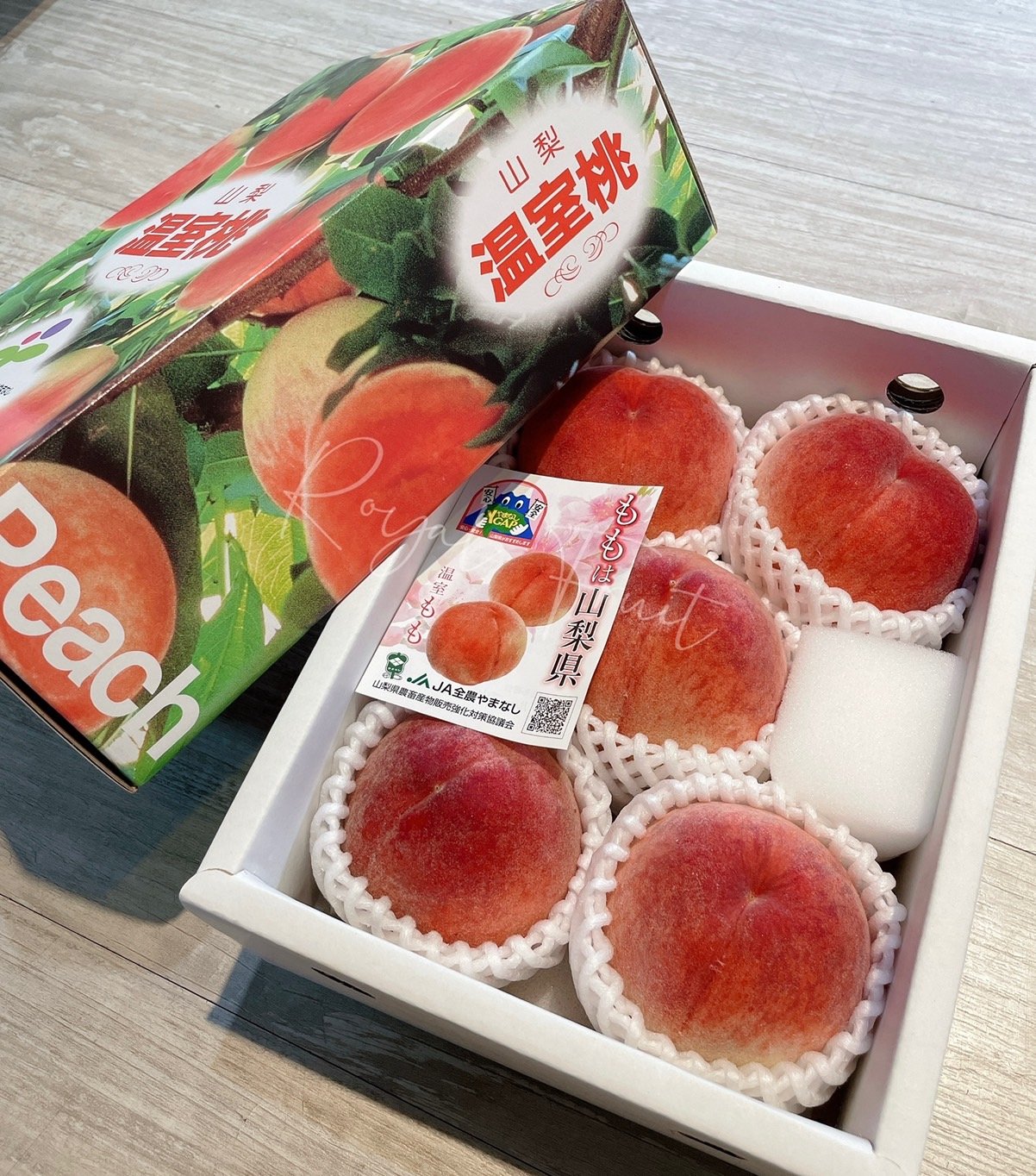 10-6 日本山梨溫室水蜜桃 5-6玉 (時價)