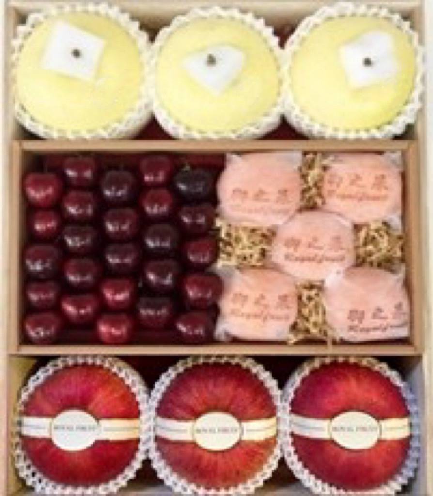 12-3金星蘋果+紐西蘭櫻桃+日本小柑橘+青森蜜蘋果