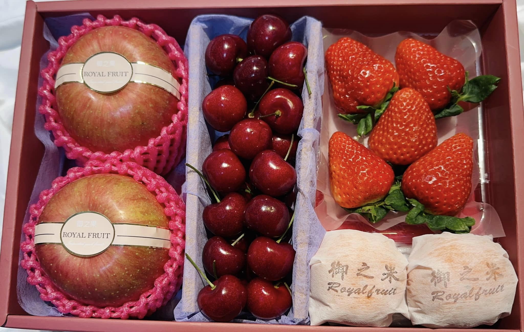 10-5青森蘋果+紐西蘭櫻桃+日本草莓+日本蜜柑