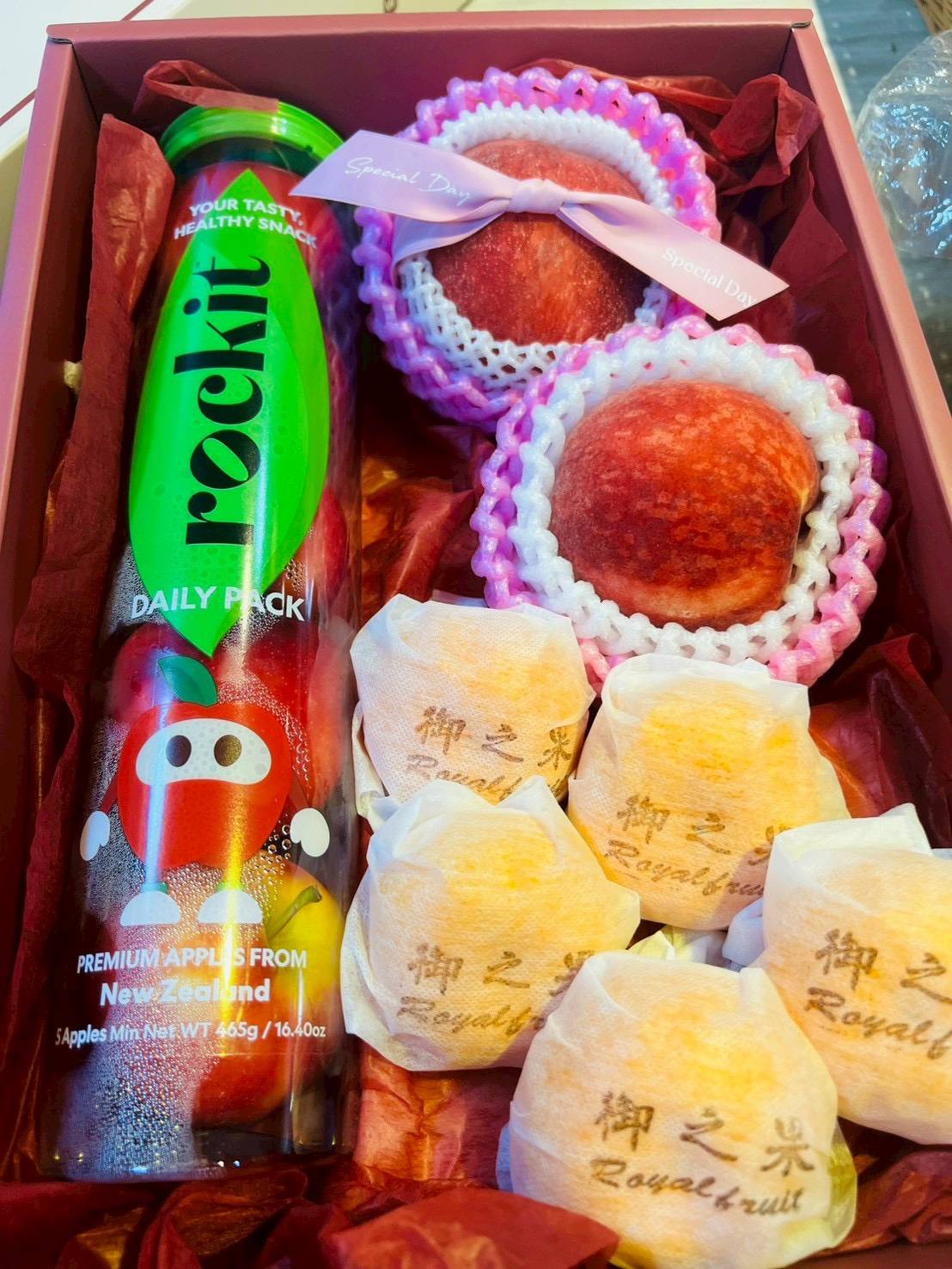 6-7紐西蘭小蘋果+美國水蜜桃+日本小柑橘