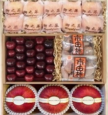 14-8 日本蜜柑+紐西蘭櫻桃+市甜柿+青森蘋果