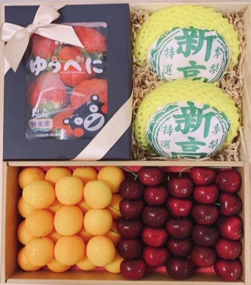 14-2 日本草莓+韓國梨+日本金桔+紐西蘭櫻桃