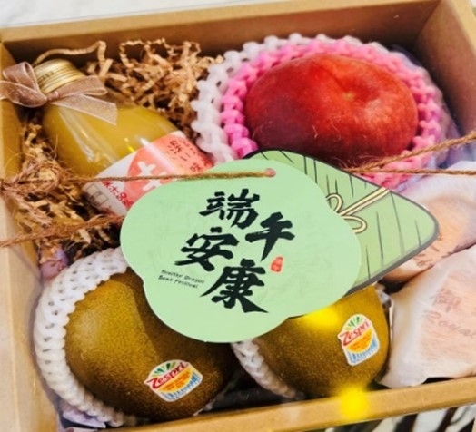 1-6美國水蜜桃+黃金奇異果+日本小柑橘+日本果汁