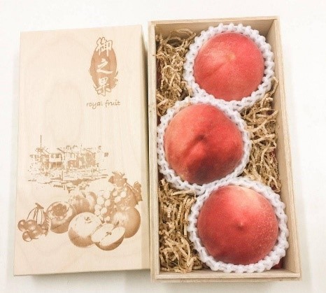 1-4 美國水蜜桃3入 (紙盒)